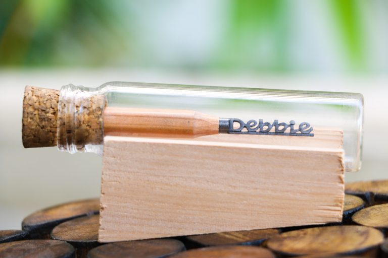 carving on pencil nib